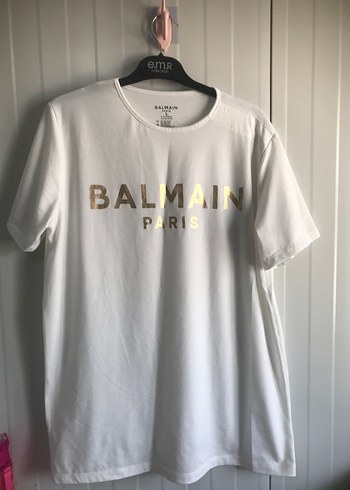 Balmain Paris Kadın Beyaz Tişört
