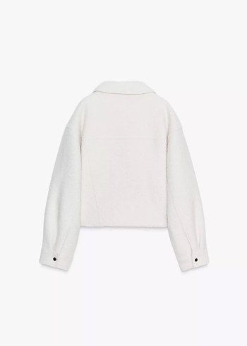 m Beden camel Renk YAMA CEPLİ BOUCLE CEKET