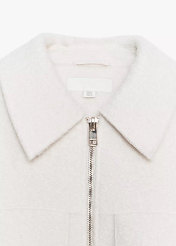 Zara YAMA CEPLİ BOUCLE CEKET