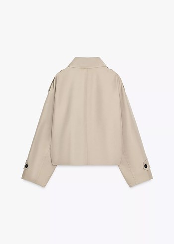 Zara KRUVAZE KISA TRENÇKOT