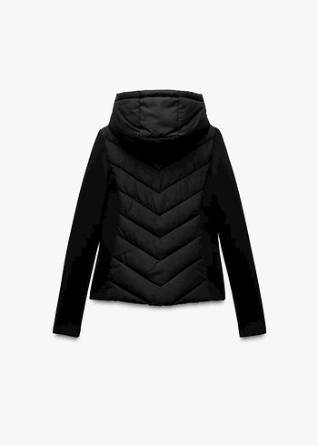 Zara KONTRAST ŞİŞME MONT