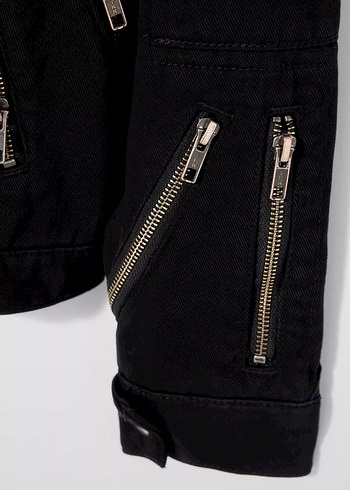 m Beden FERMUARLI CEKET KATE MOSS X ZARA