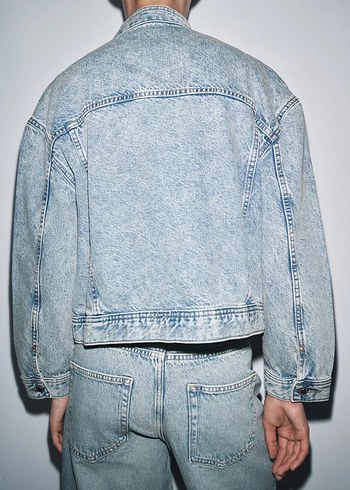 Zara KRUVAZE DENİM CEKET ZW COLLECTION