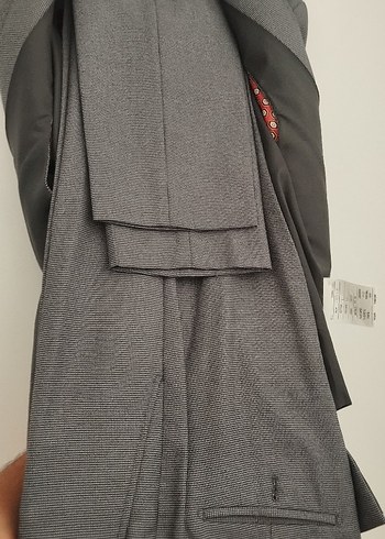 Gri Erkek Takım Elbise - Modern Klasik - Görsel 3