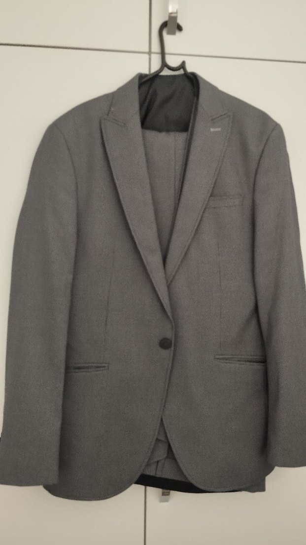 Gri Erkek Takım Elbise - Modern Klasik - Görsel 2