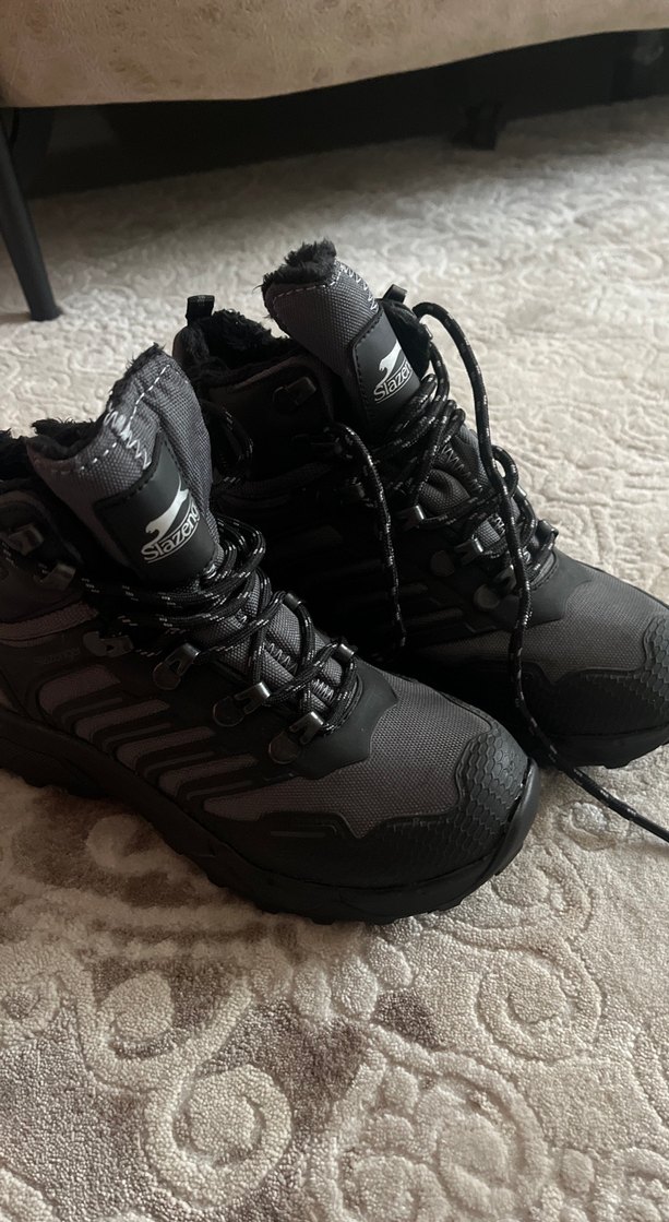 Gri Yılan Desenli Erkek Outdoor Botları - Görsel 3