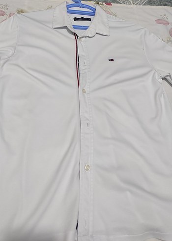 Erkek Beyaz Kısa Kollu Pamuklu Gömlek - Görsel 2