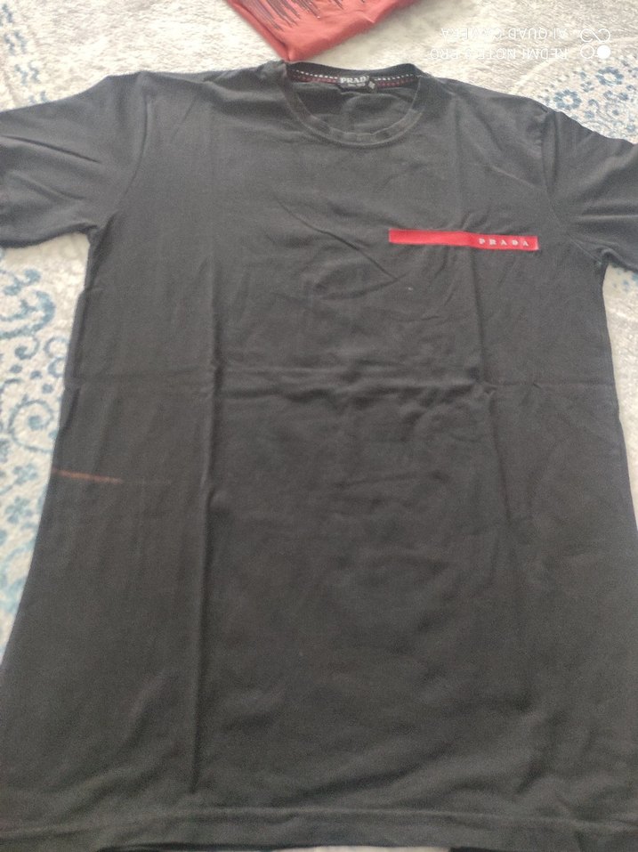 Siyah Baskılı Erkek Tişört - Görsel 4