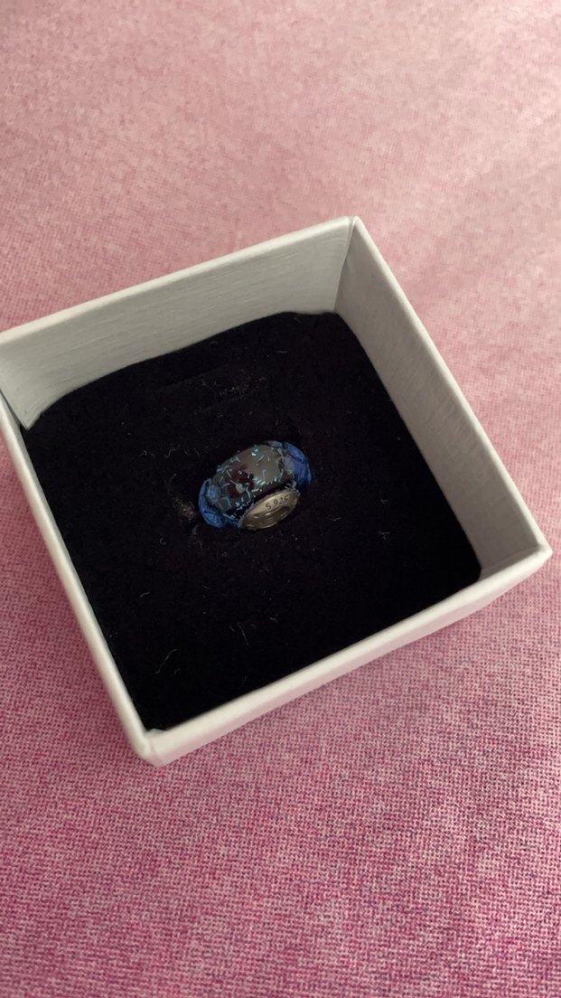 Pandora Mavi Okyanus Murano Charm - Görsel 4