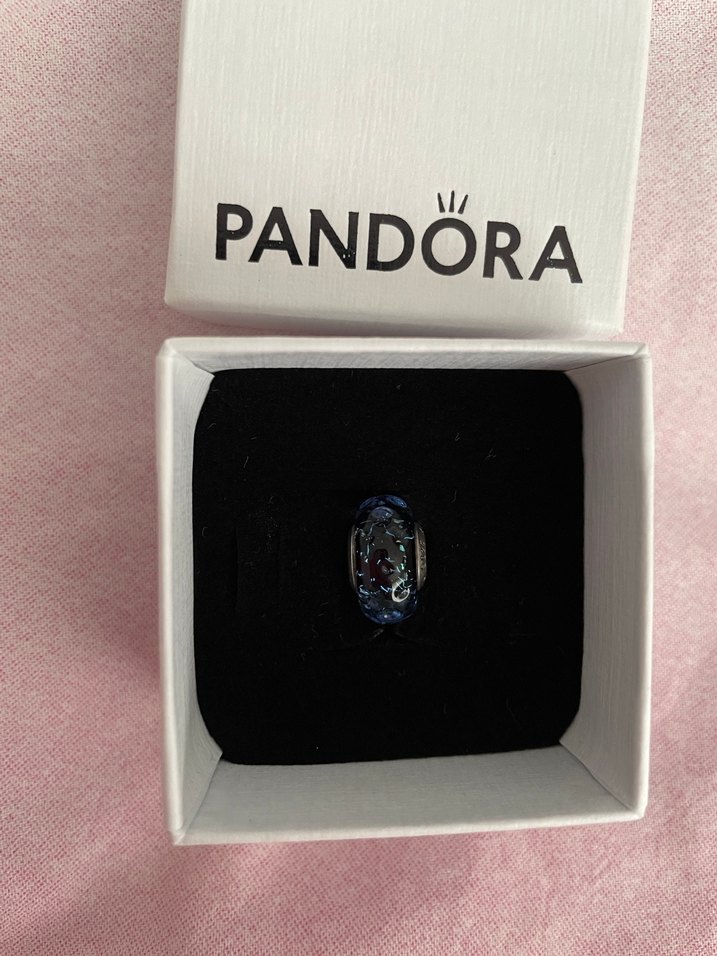 Pandora Mavi Okyanus Murano Charm - Görsel 3