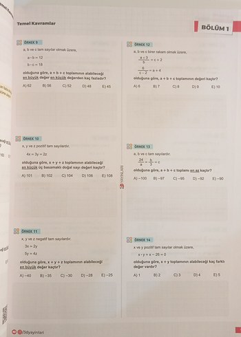 Beden TYT Matematik 3D Video Destekli Defter