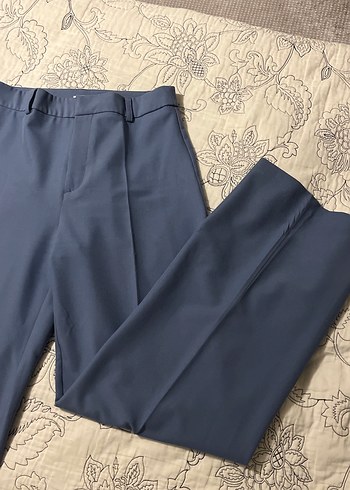Stradivarius Mavi Kadın Kumaş Pantolon