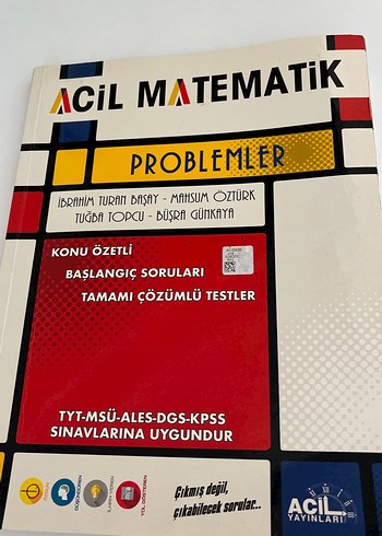 Acil Matematik Problemler TYT-MSU-ALES-DGS-KPSS