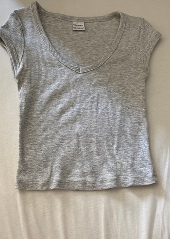 Gri bershka tişört