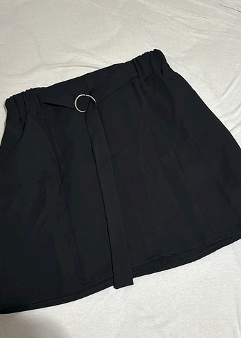 Trendyol Siyah Kemerli Mini Kadın Etek