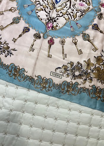 Tekbir ipek başörtü - Görsel 2