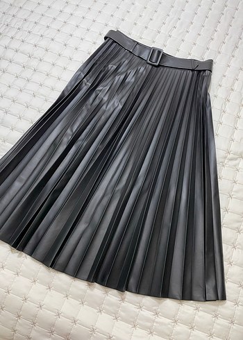 Deri uzun etek - Görsel 3