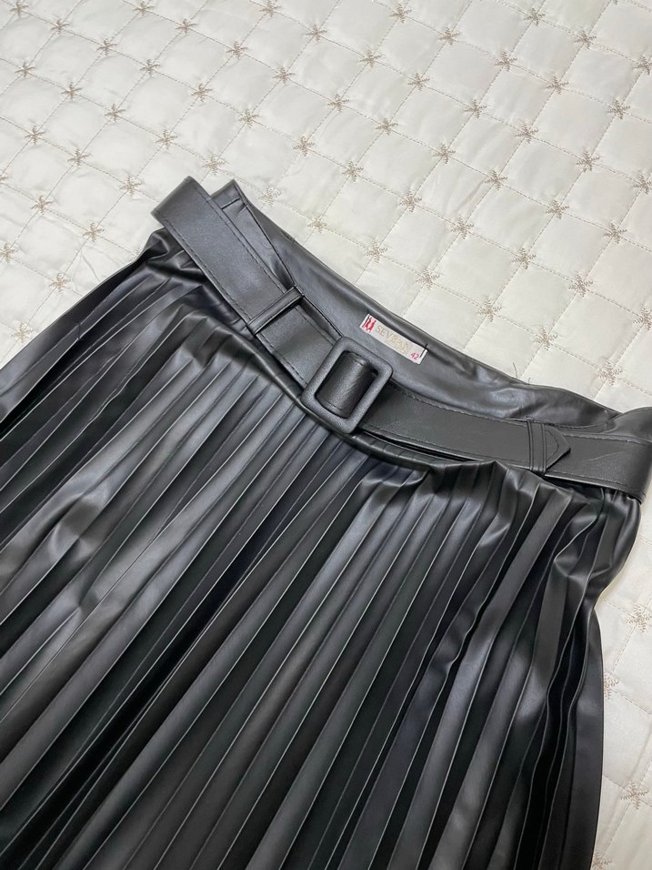 Deri uzun etek - Görsel 2