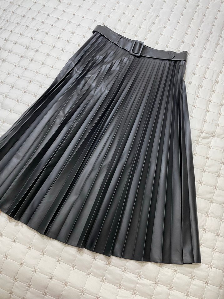 Deri uzun etek - Görsel 5