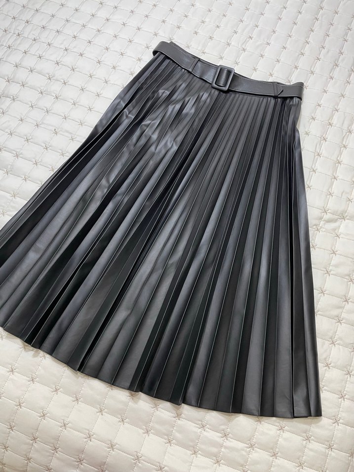 Deri uzun etek - Görsel 3