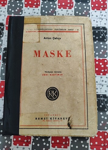  Antika Anton Çehov Maske 