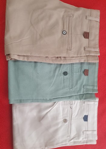 Düğmeli Erkek Günlük Pantolon Seti