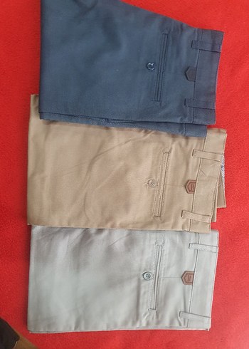 Düğmeli Erkek Günlük Pantolon Seti