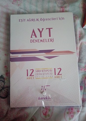 Ayt 12. Sınıf deneme Kitabı