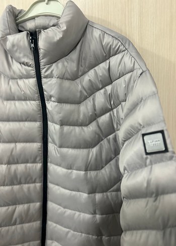 xxl Beden Lufian Gri Fermuarlı Unisex Mont