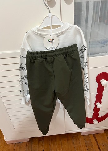 Erkek Çocuk T-Rex Baskılı Sweatshirt - Görsel 5