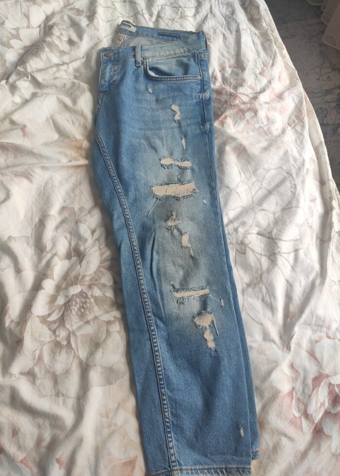 Kot pantolon Yırtık  - Görsel 4