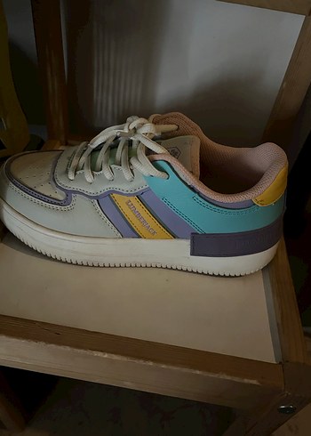 Kadın Çok Renkli Pastel Spor Ayakkabı - Görsel 3