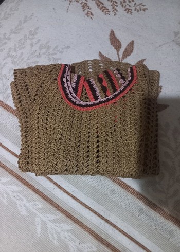 Kadın Bohem Örgü Uzun Elbise - Görsel 3