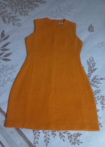 Zara turuncu Bohem Kadın elbise - Görsel 2