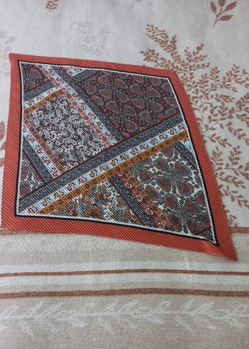 Kahverengi Bohem Kadın Fular - Görsel 2