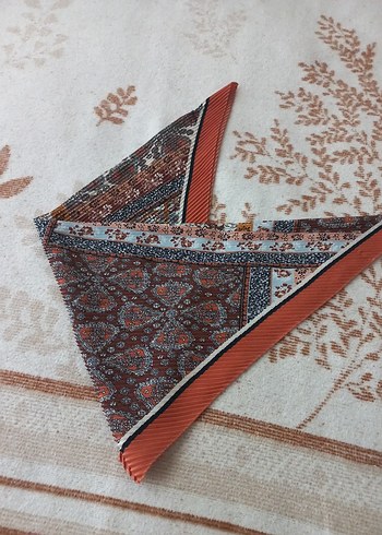 Kahverengi Bohem Kadın Fular - Görsel 3