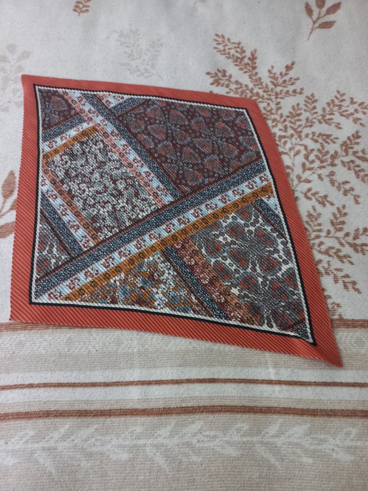 Kahverengi Bohem Kadın Fular - Görsel 2