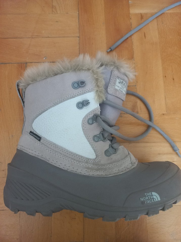 Gri Kürklü Kadın Dolgu Topuk Bot - Görsel 2