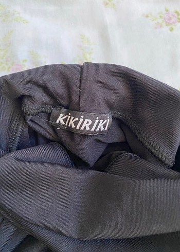 Drapeli Siyah Hamile Boğazlı Gömlek - Görsel 2