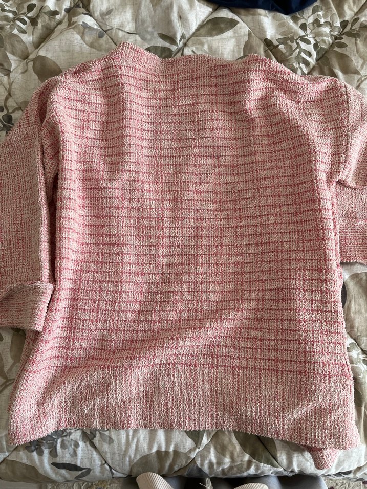 Pembe Triko Hamile Hırka - Görsel 2