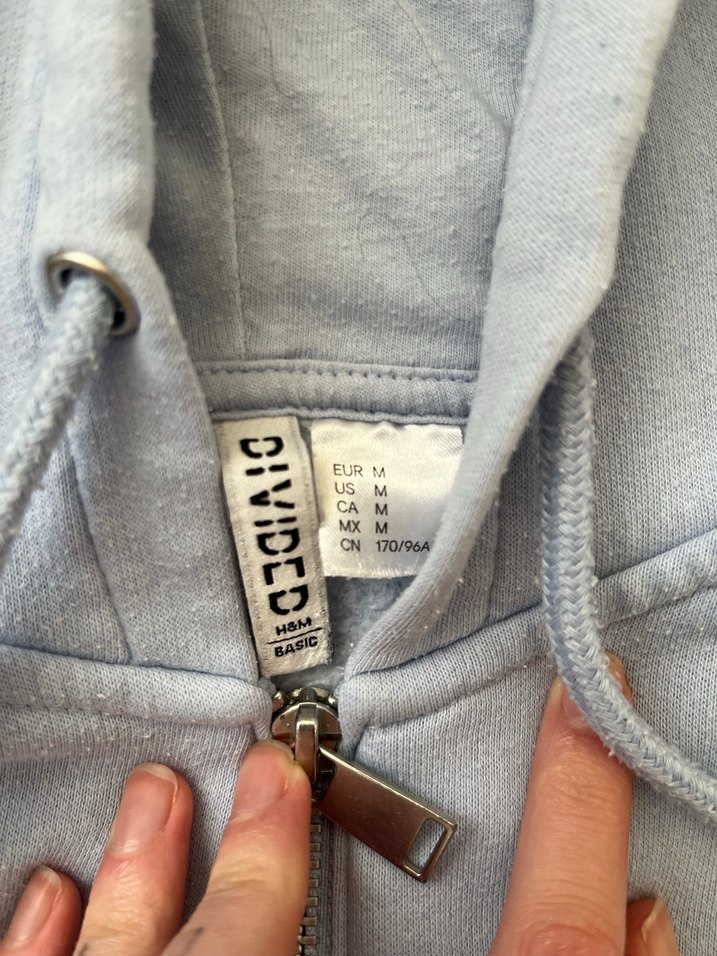 Gri Fermuarlı Kadın Sweatshirt - Görsel 2