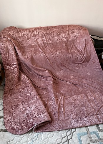 Pembe saten uyku seti Yatak Örtüsü - Görsel 6