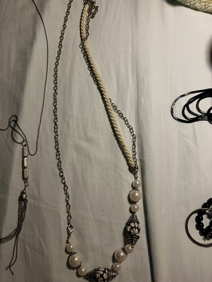 Zincir Detaylı Bohem Midi Kadın Kolye tane 150 hepsi 250 - Görsel 2