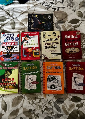 Çocuk Kitapları Seti - Vampir, Kedi ve Saftirik Serisi tane 200