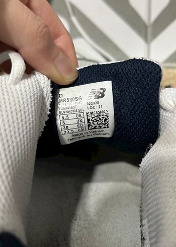 Beyaz Gri Kadın Spor Ayakkabı new balance - Görsel 3