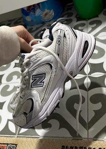 Beyaz Gri Kadın Spor Ayakkabı new balance - Görsel 8