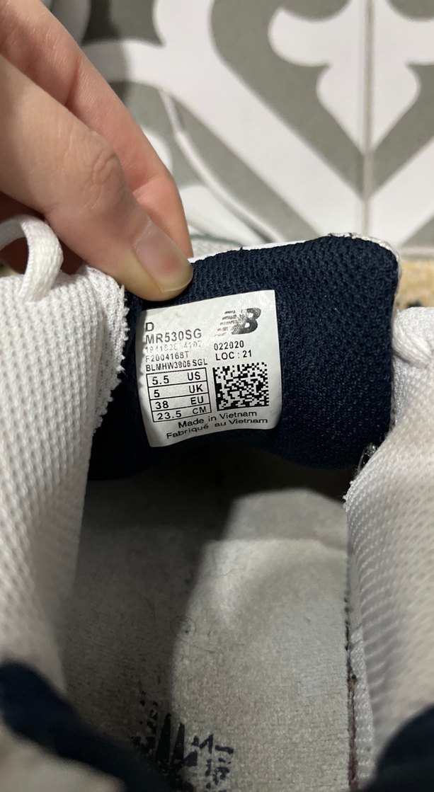 Beyaz Gri Kadın Spor Ayakkabı new balance - Görsel 3