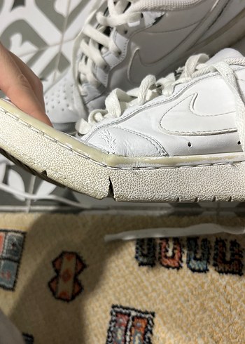 Beyaz Bağcıklı Kadın Spor Ayakkabısı - Görsel 6