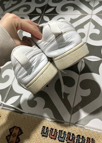 Beyaz Bağcıklı Kadın Spor Ayakkabısı - Görsel 5