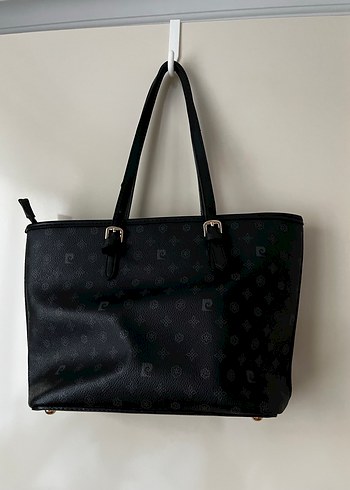 Siyah Deri Tokalı Kadın Çanta - Görsel 2